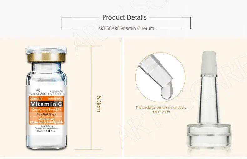 ARTISCARE Vitamin C Serum for Face Moisturizing 4Pcs Hyaluron Acid Facial Care Nourishing Essence SkinCare Products - Nova Trendz