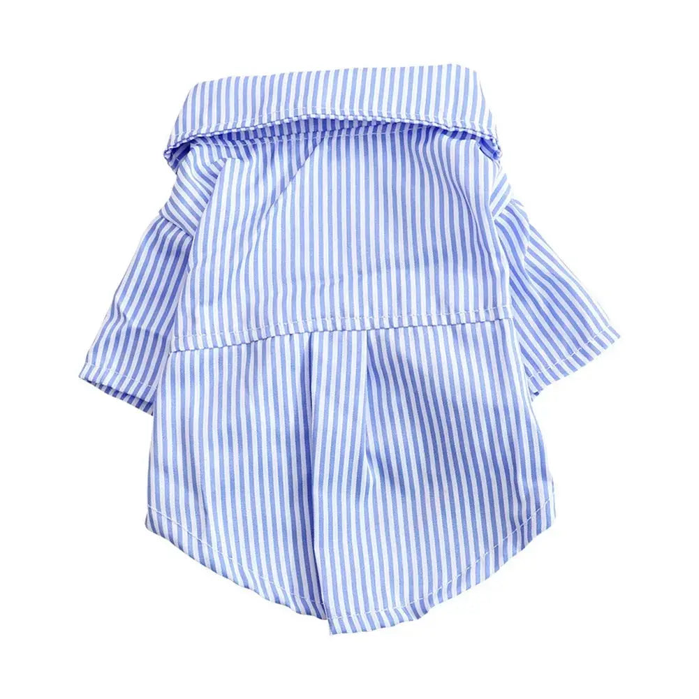 Fashion Pet Dog Clothes Bowknot Striped Shirts for Cat Dogs Cosplay Clothing Thin Summer Pet Costume Chihuahua Pet Supplies Nova Trendz