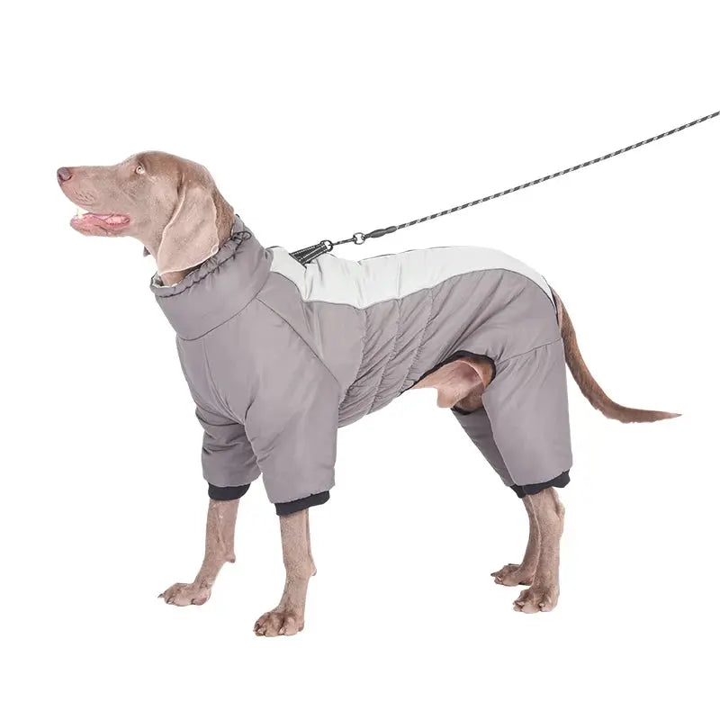Waterproof Pet Dog Winter Jumpsuit Warm Medium Large Dogs Winter Jacket Clothes Labrador Bulldog Golden Retriever Costumes - Nova Trendz