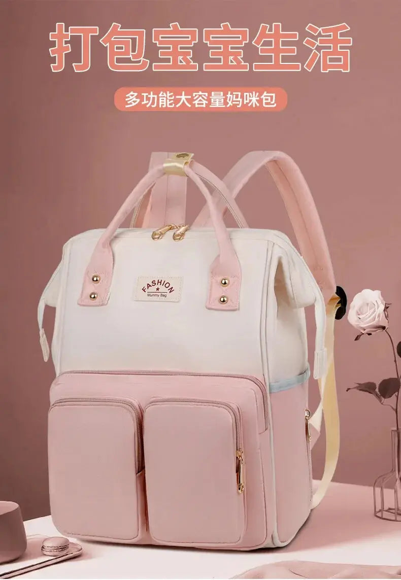 Multifunctional Large-capacity Mommy Bags for Outings Travel Backpack Waterproof Portable Mother and Baby Bag Women's Backpack Nova Trendz