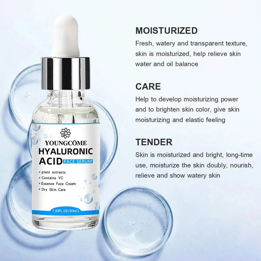 Hyaluronic Acid Facial Essence Deep Moisturizing Facial Skin Essence Korean Skin Care Products - Nova Trendz