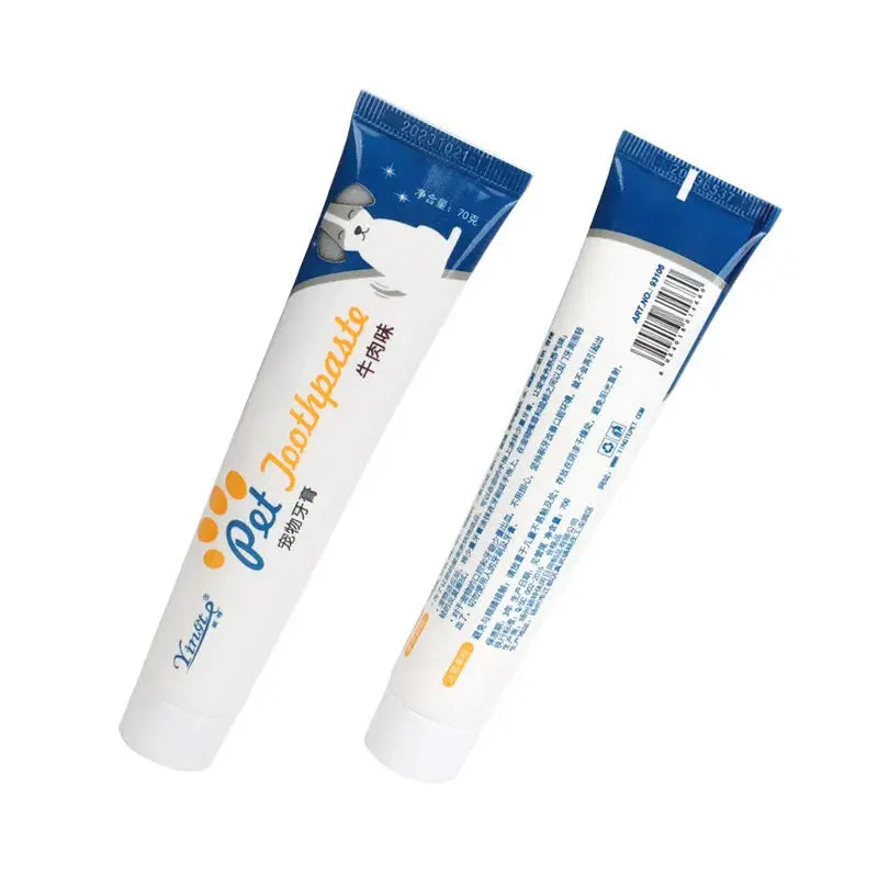 Pet Toothpaste Toothbrush Dog Cat Teeth Cleaning Dog Cat Fingertips Cat Dog Disposable Toothbrush Toothpaste Set - Nova Trendz