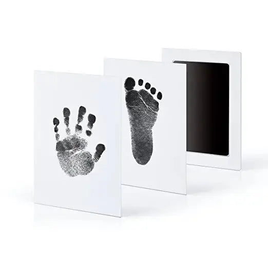 Newborn Baby DIY Handprint Footprint Kit Ink Pads Photo Frame Handprint Toddlers Souvenir And Pet Cat Dog Paw Prints Nova Trendz