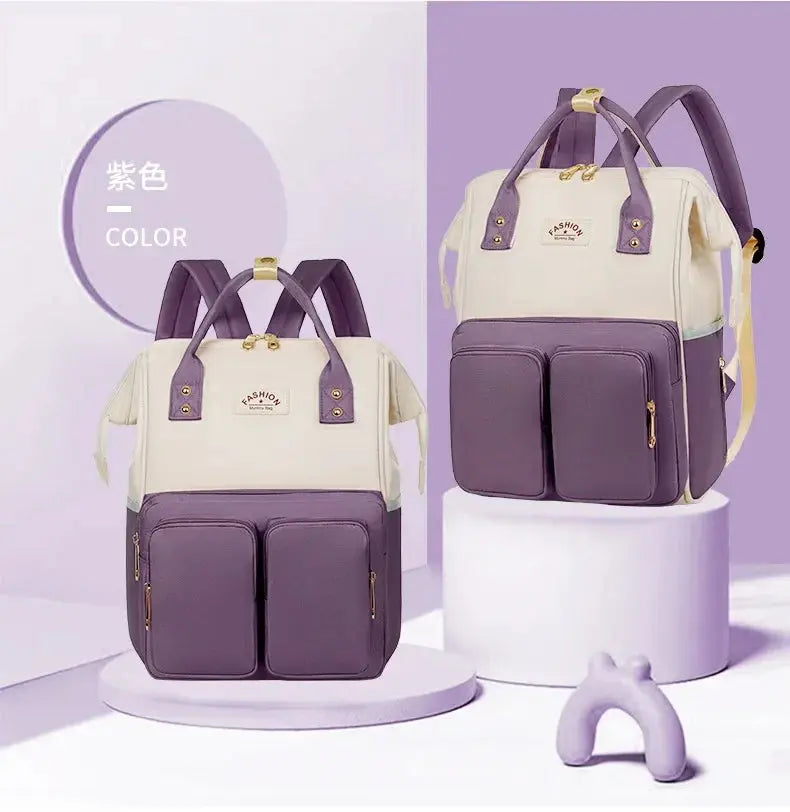 Multifunctional Large-capacity Mommy Bags for Outings Travel Backpack Waterproof Portable Mother and Baby Bag Women's Backpack Nova Trendz