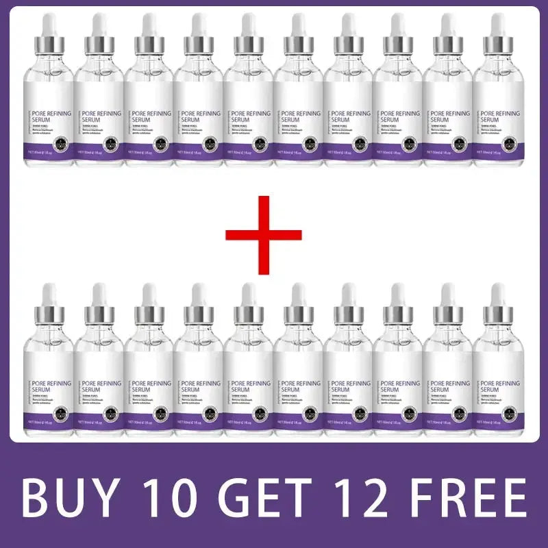 Pore Shrinking Serum Face Removing Large Pores Tightening Repairing Facial Pore Minimizing Essence Skin Care Beauty Firm skin Nova Trendz