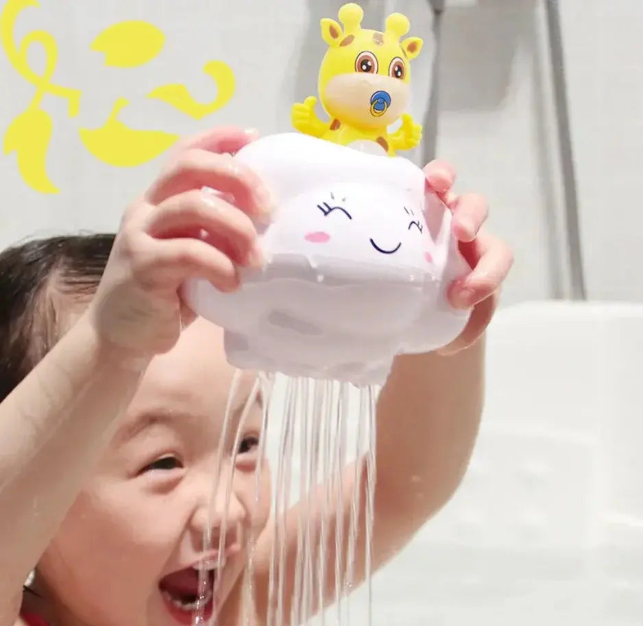 Baby Bath Toy, Bathing Cute Swimming Water Spraying Clouds Shower Bath Toy For Kids Water Playing Toy - Nova Trendz