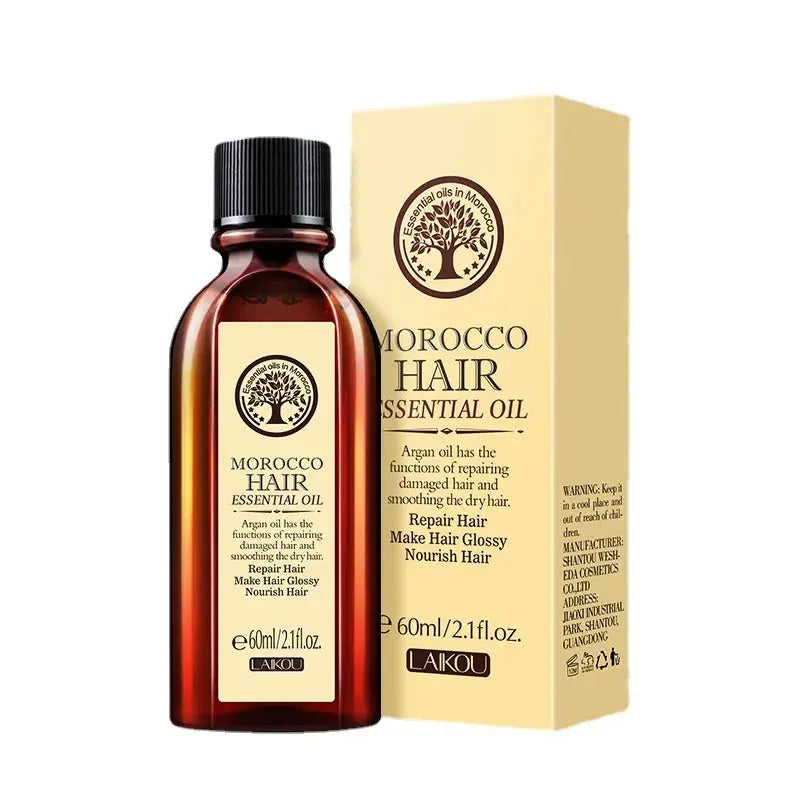 Moroccan Argan Oil Leave-In Hair Treatment Argan Hair Oil for Smooth, Soft & Shiny Hair