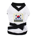 Pet Halloween Karate Costume with Belt Funny Taekwondo Uniform for Dogs and Cats - Nova Trendz