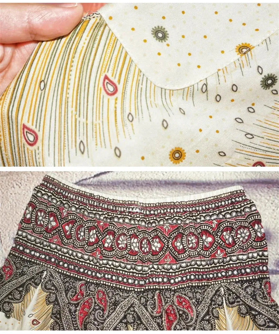 Yoga Pants Women Hippie Harem Printed Leggings Boho High Waisted Pantalone De Mujer Cintura Alta Calca Feminina Beach - Nova Trendz