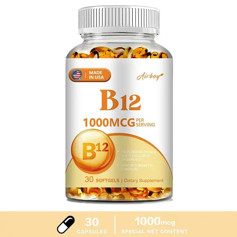 Vitamin B12 1000mcg - Supports Energy Metabolism, Mood and Nervous System Health Nova Trendz