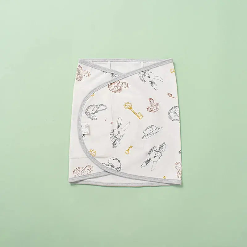 Baby Swaddle Blanket 0-6 Months Strap Protect Belly Baby Sleeping Blanket Wrap for New Born Thin-style for Summer - Nova Trendz