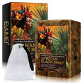 Raw African Black Soap for Oily Skin, Dark Spots  Pure & Natural Ingredients - Organic  Face and Body Wash Soap - Nova Trendz