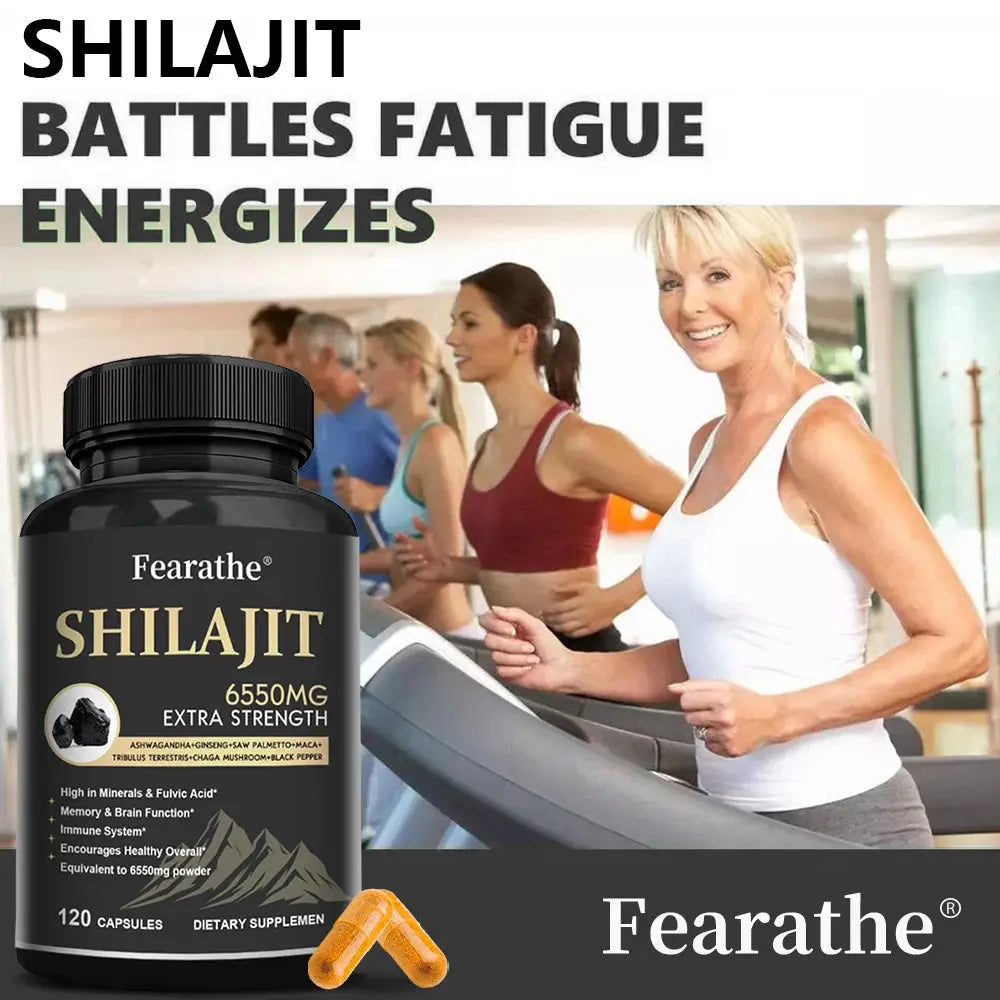 6550MG Natural Shilajit Fulvic Acid Mineral Supplement for Immune Health, Metabolism, Brain Function and Overall Physical Health Nova Trendz