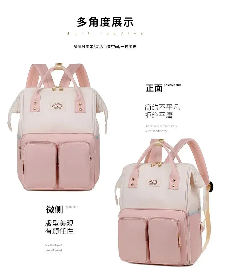 Multifunctional Large-capacity Mommy Bags for Outings Travel Backpack Waterproof Portable Mother and Baby Bag Women's Backpack Nova Trendz