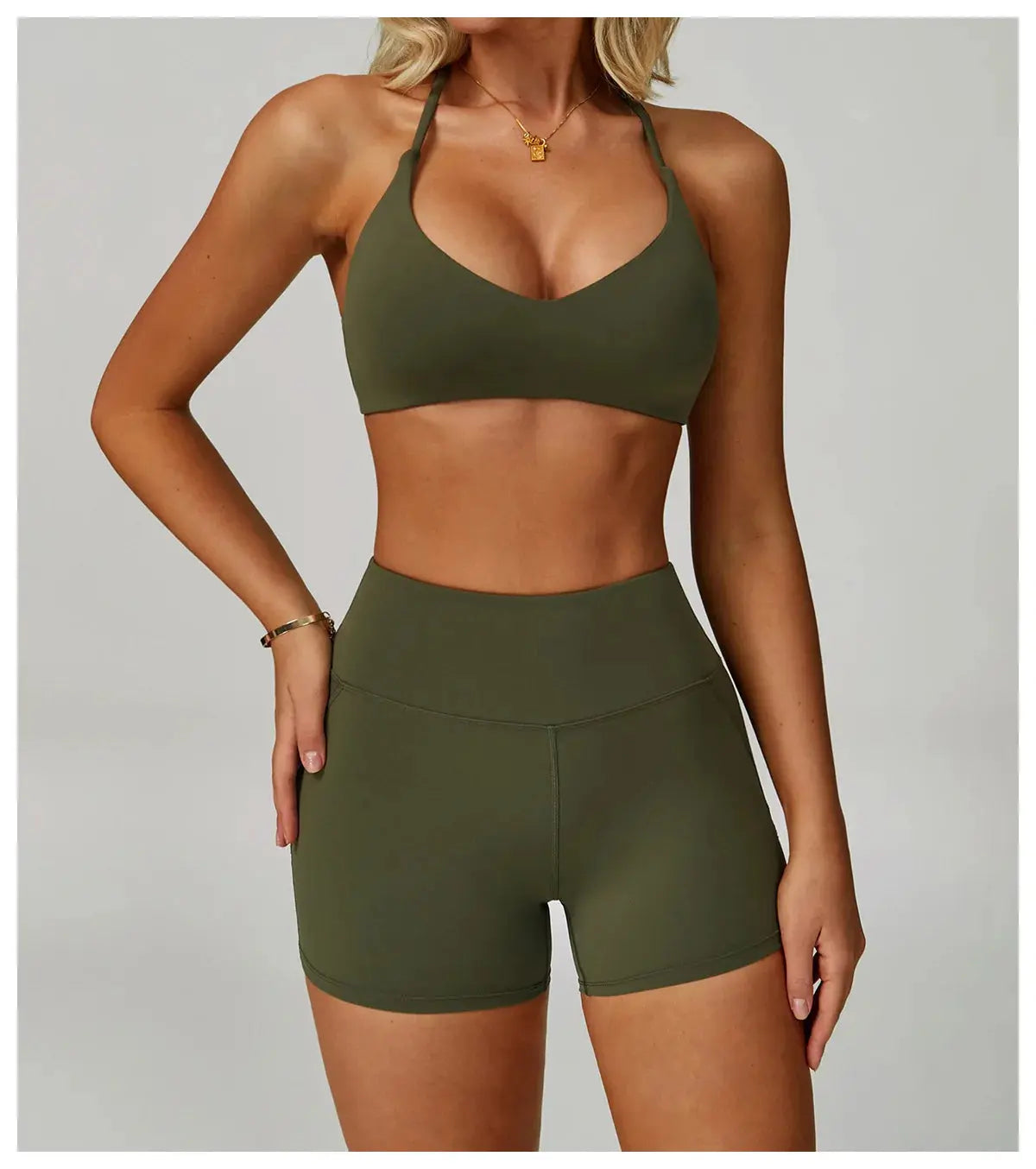 Hearuisavy Breathable Sports Bra Women Quick Drying ShockProof Gym Workout Top Casual Yoga Clothing Push Up Running Fitness Bras - Nova Trendz