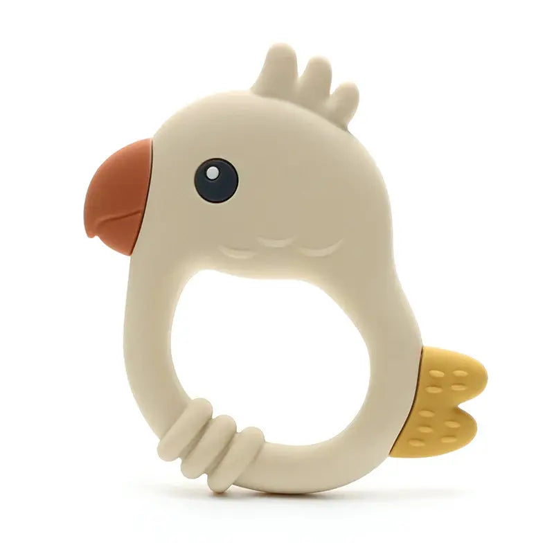 2015 New Design Colorful Parrot Teether - Food-Grade Silicone Baby Teething Toy (BPA-Free) baby teether Nova Trendz