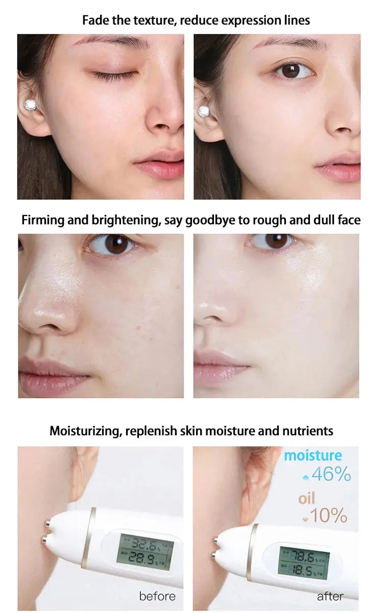 Korea 24k Care Serum Active Collagen Silk Care Lifting Firming Set Hyaluronan Silk Line Moisturizing Essence Firming Skin Care Nova Trendz