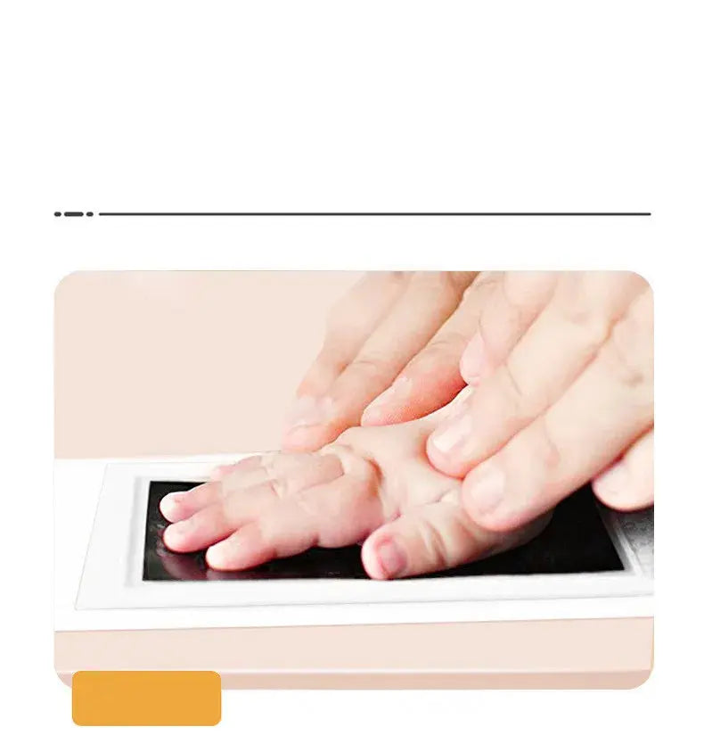 Newborn Baby DIY Hand And Footprint Kit Ink Pads Photo Frame Handprint Toddlers Souvenir Accessories Safe Clean Baby Shower Gift Nova Trendz