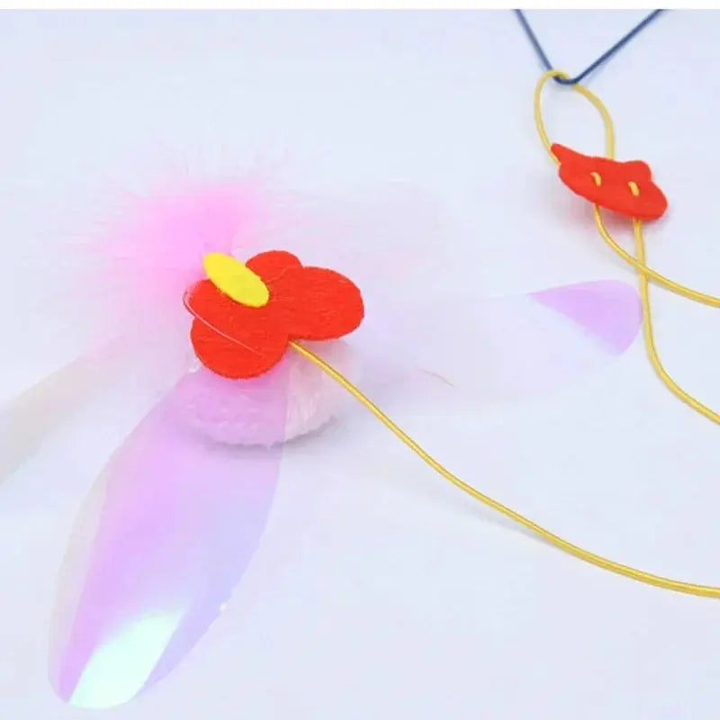 Simulation Mouse Cats Toy Funny Self-hey Hanging Door Retractable Cats Stick Scratch Rope Mouse Cat Interactive Toy Cat Supplies - Nova Trendz