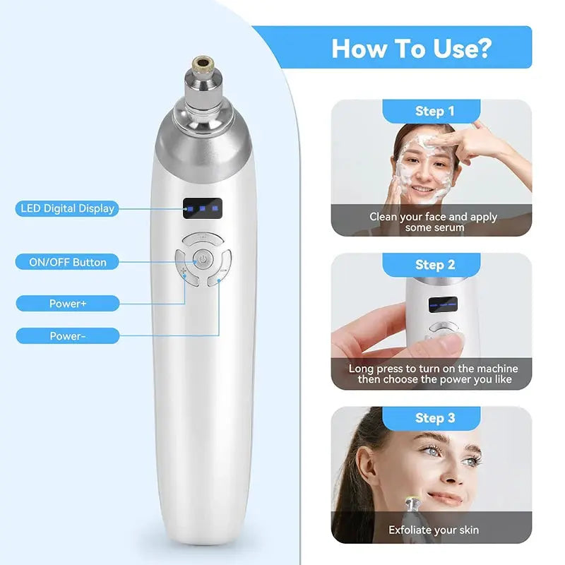 Handheld Diamond Microdermabrasion Machine Newest Facial Peeling Beauty Device Blackhead Removal Acne Clearning Skin Care Tool Nova Trendz