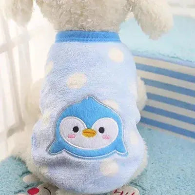 Cartoon Fleece Pet Cat Clothes Winter Warm Pet Dog Vest Puppy Cat Sweater Dog Clothes For Small Dogs Cats Coat Jacket Pet Outfit - Nova Trendz
