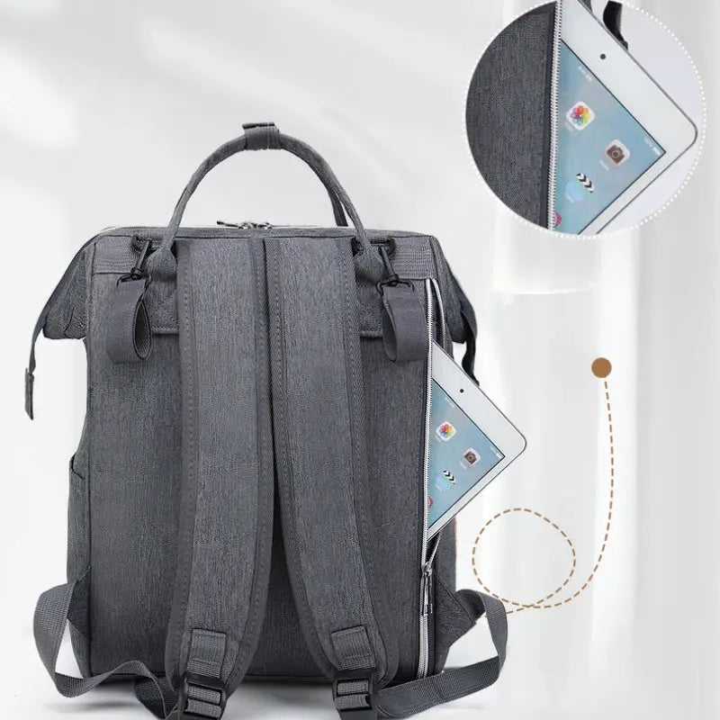 Multi-functional Mummy  Shoulder Storage Bag Out Fashion Mother USB Port Bag Large Capacity Backpack Baby Stroller Hanging Bag Nova Trendz