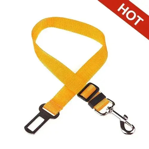 Dog Harness Lead Clip Safety Lever Traction Dog Collars Dogs Accessoires Adjustable Pet Cat Dog Car Seat Belt Pet Seat Vehicle Nova Trendz