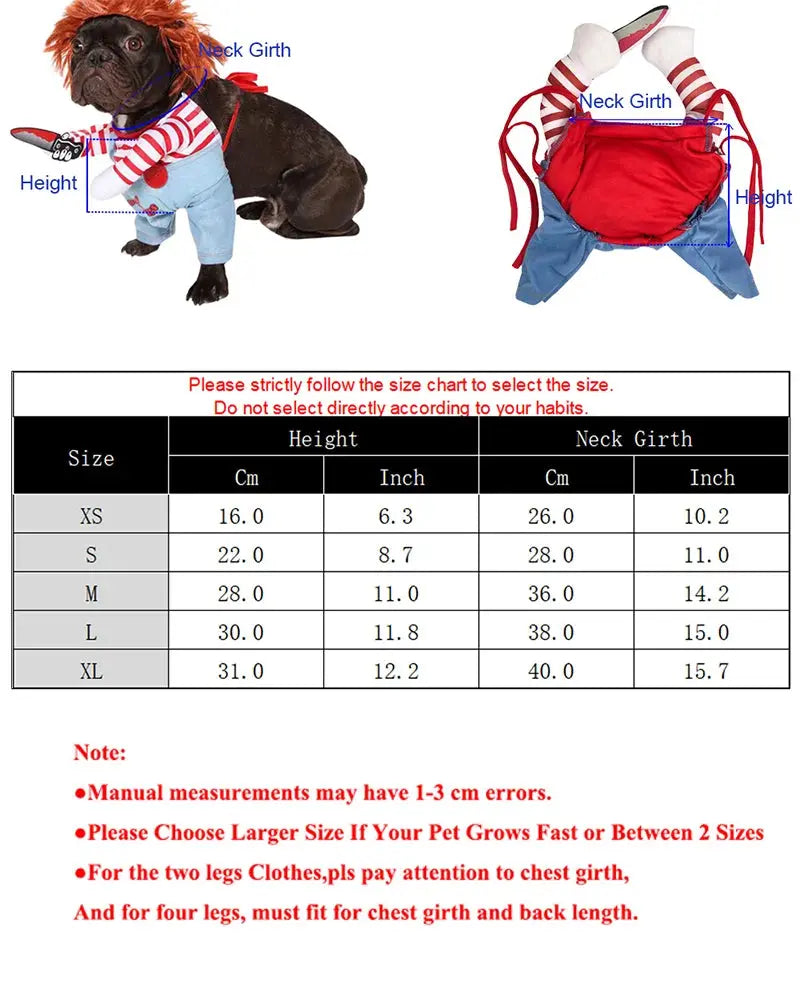 Funny Cat Clothes Halloween Cosplay Costumes For Small Medium Dog Cats Creative Pet Party Kitten Jumpsuits Soft Warm Cat Coat - Nova Trendz