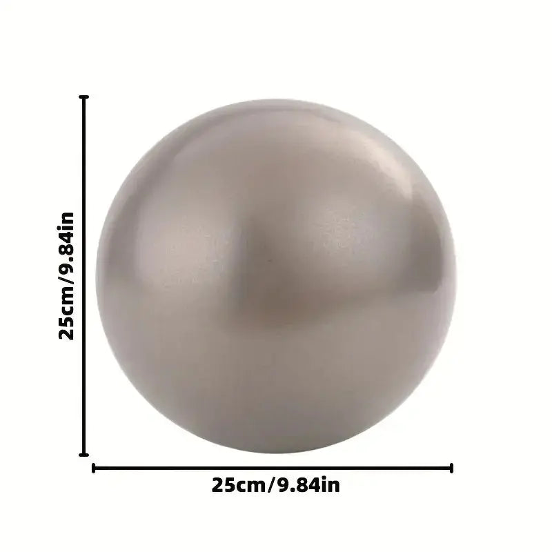 25CM New Yoga Pilates Ball Exercise Gymnastic Fitness Balance Gym Core Indoor Training Mini Balls Small Therapy Improves Nova Trendz