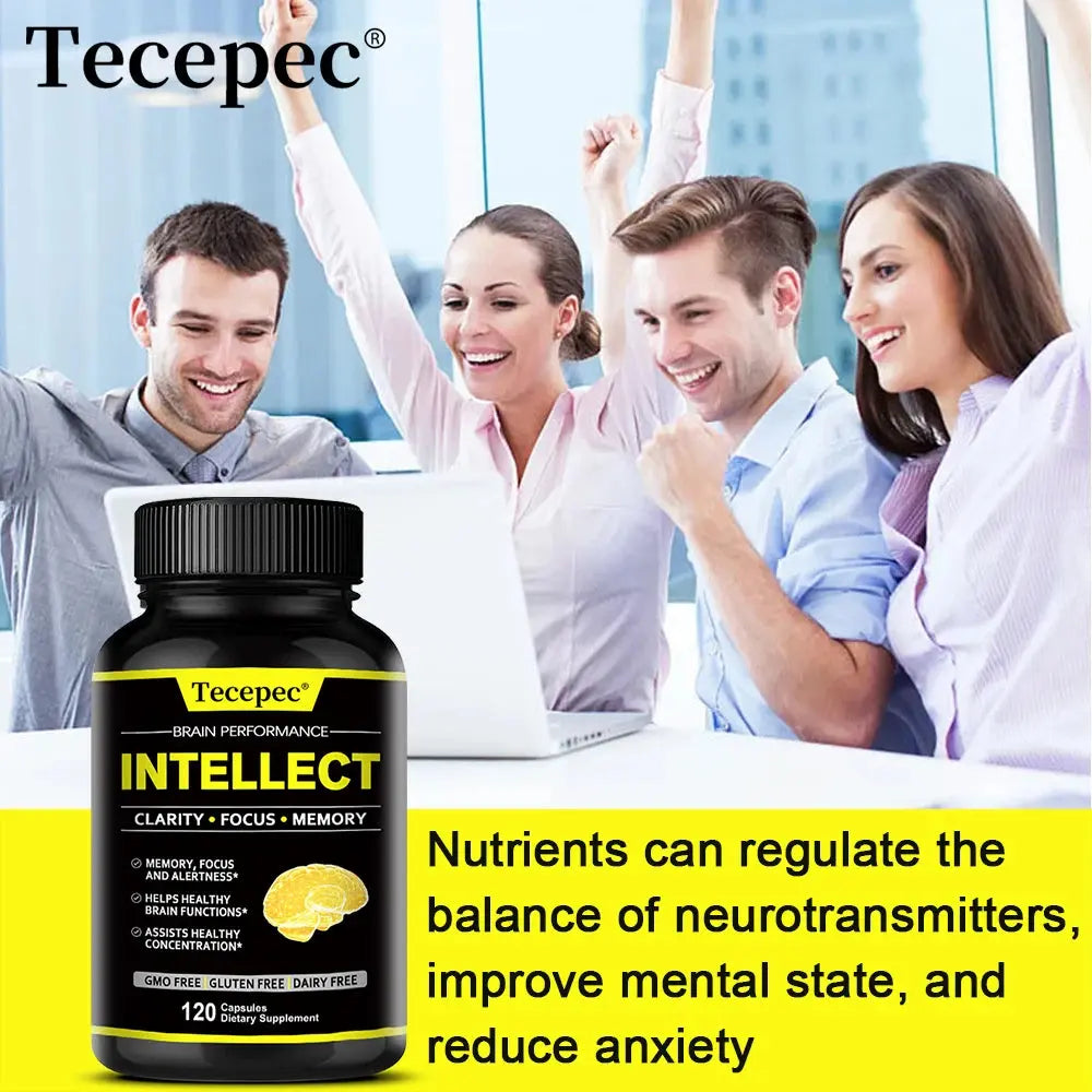 Nootropics - Support healthy brain function, help fight mental dullness and brain fog, and slow brain aging Nova Trendz