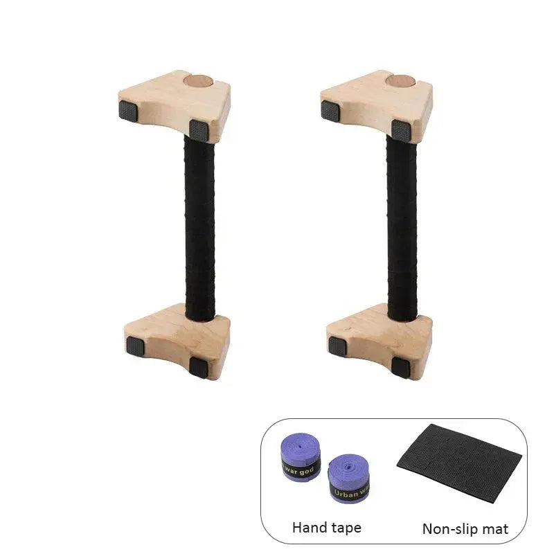 Wooden Push-up Stand Non-SlipPush Up Bar Handles Fitness Pushup Board Calisthenics Parallettes Bar Exercise Equipment for Home Nova Trendz