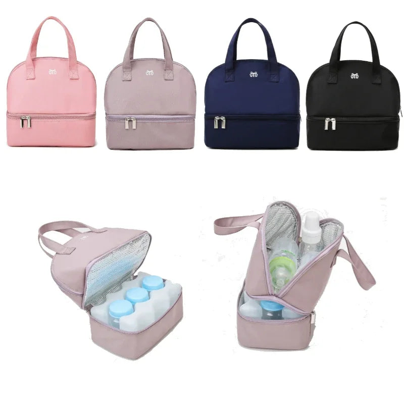 Insulation Bag Milk Storage Breastfeeding Milk Insulation Breast Pump Maternity Cooler Double Layer Fresh Preservation Bag
