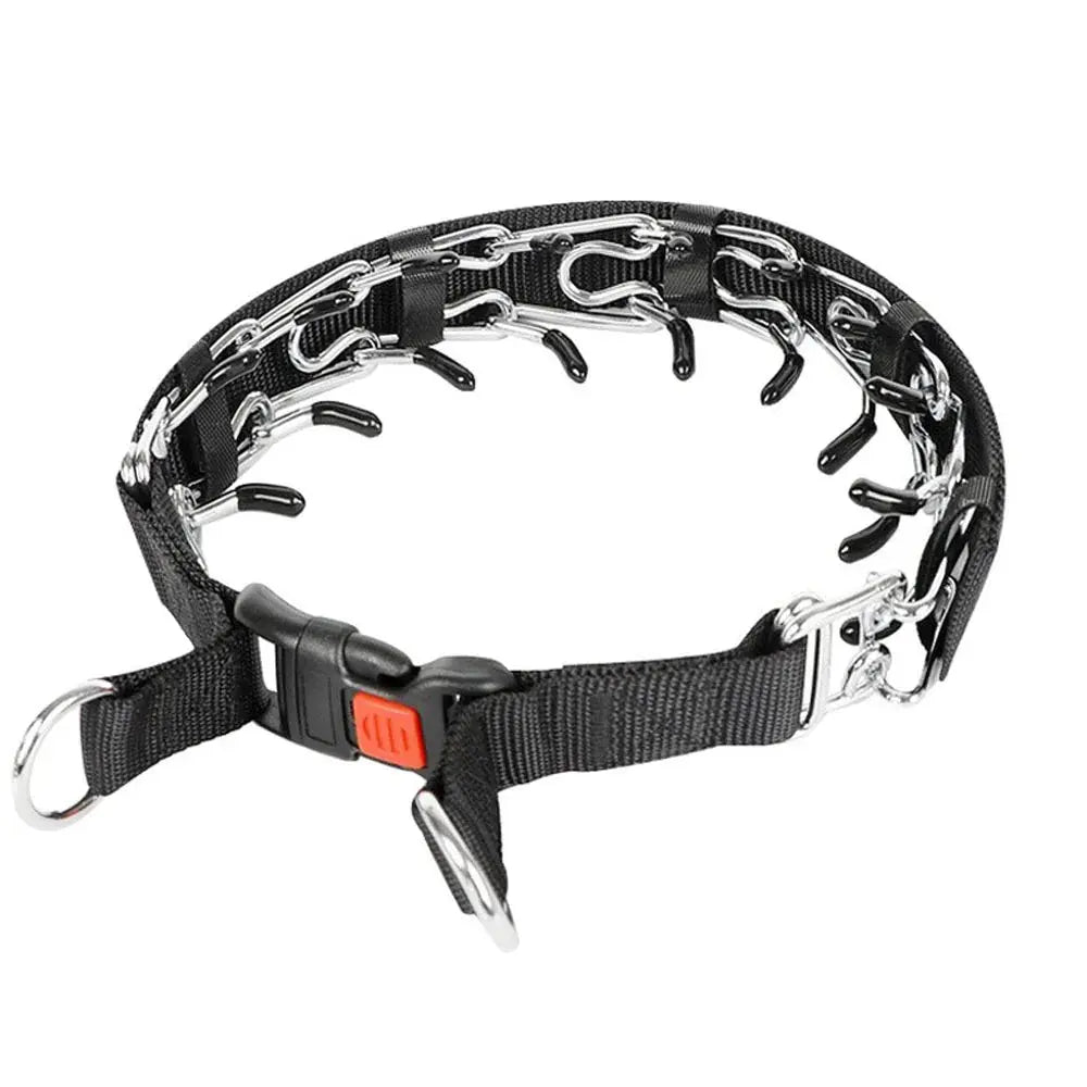 Dog Collar Prong Dog Training Collar For Dogs With Rubber Tips Stainless Steel Dog Collar For Large Dogs Dog Training Supplies - Nova Trendz