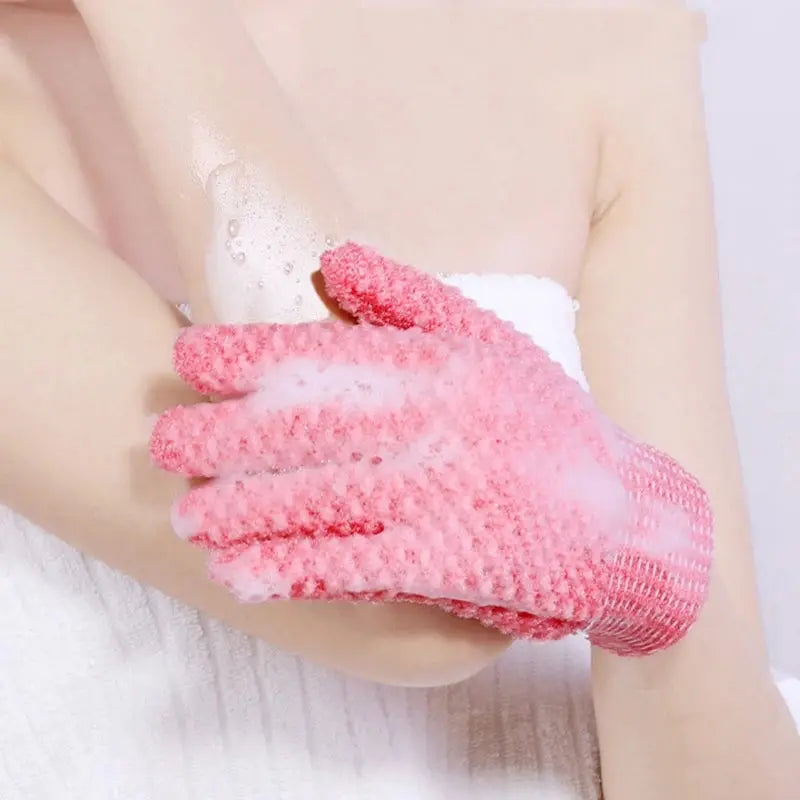 Bath scrub gloves, scrub gloves, body scrub gloves, body wash gloves, exfoliating gloves, facial scrub, facial scrub, bath spong Nova Trendz
