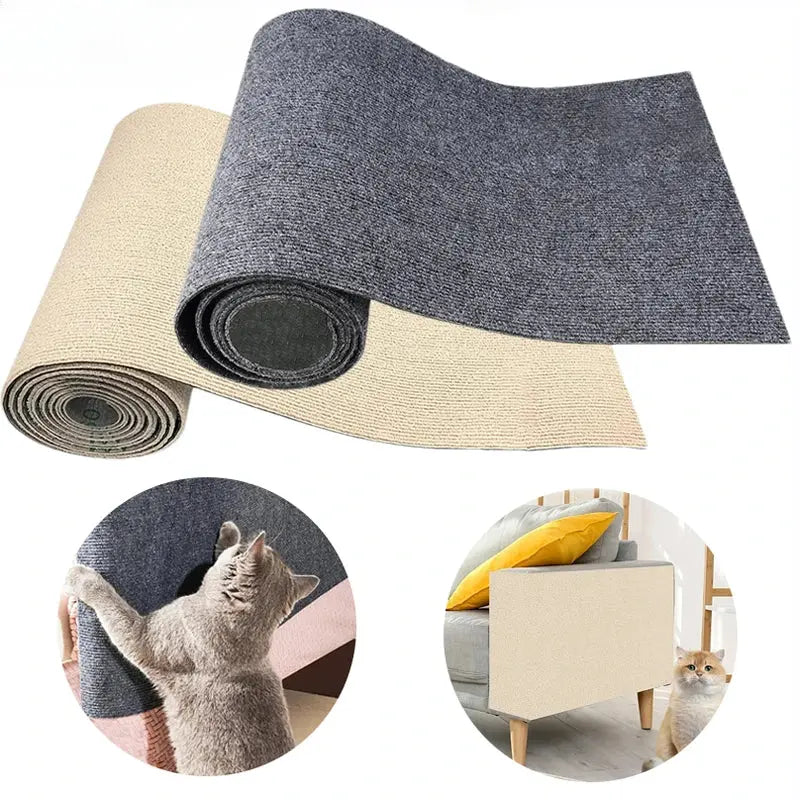Cats Scratching Mat Accessories for Cats Sofa Tape Self Adhesive Carpet Cats Pet Products Tower Scratcher Post Scraper Supplies - Nova Trendz