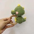 Baby Security Blanket Towel Feeding Bib Soft Towel Cotton Burping Cloth Infant Shower Gift Knitted Lovely Animal Rattle Sleep To Nova Trendz