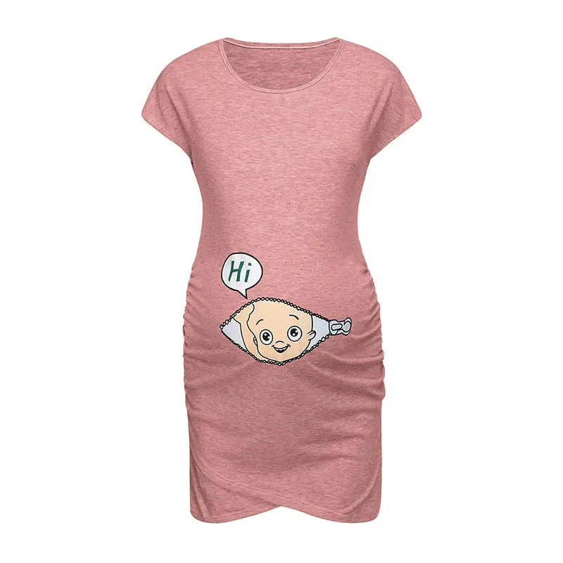 Cute Maternity Dress Loose Casual Dress Women Maternity Clothes Plus Size Pregnant Woman Maternity Dress Nova Trendz