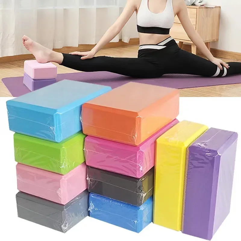 EVA Yoga Blocks Foam Training Exercise Fitness Set Body Shaping Yoga Bolster Pillow Stretching Cushion Gym Brick Exercise Tool Nova Trendz