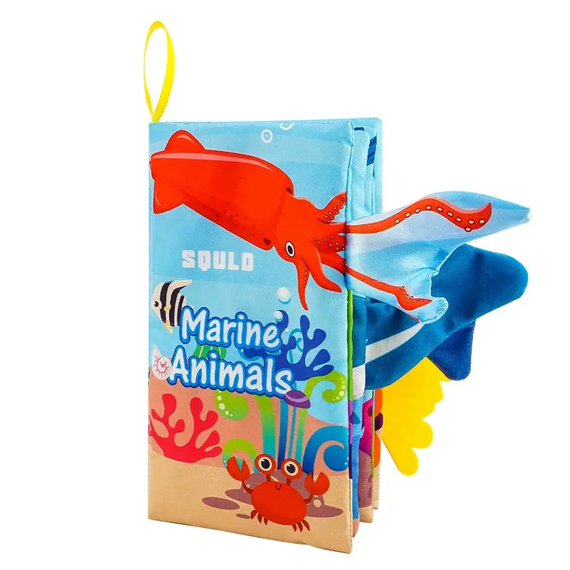 Baby Books Toys, Baby Books 0-6 Months, 3PCS Touch and Feel Cloth Crinkle Soft Books, Toys for 0-3-6-12-18 Months Infant Newborn - Nova Trendz