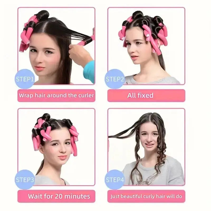 Perm Curling Bars, Hair Curling Sticks, Hair Care Manual Hair Rollers, For Beauty & Personal Care Nova Trendz