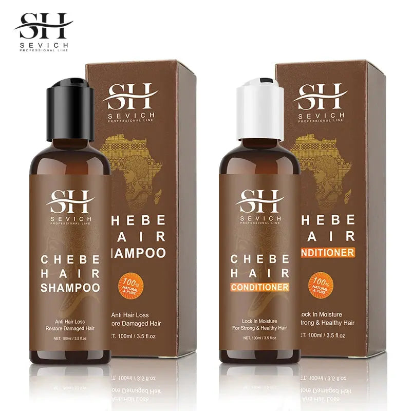 CHEBE Hair Growth Shampoo Conditioner Set Anti Hair Loss Treatment for Men Women Fast Thicken Regrowth Oil Beauty Health SEVICH Nova Trendz