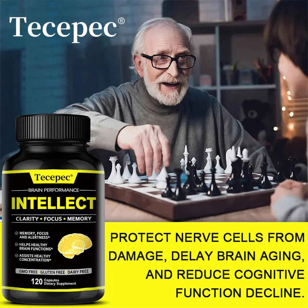 Nootropics - Support healthy brain function, help fight mental dullness and brain fog, and slow brain aging Nova Trendz