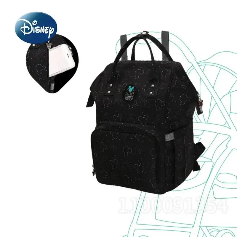 Disney Mickey Original New Diaper Bag Backpack Luxury Brand Baby Bag Large Capacity Multifunctional Cartoon Baby Diaper Bag Nova Trendz
