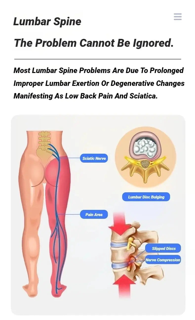 Back Massager Stretch Lumbar Support Relaxation Spine Pain Relief Vertebral Relaxer Stretches The Lower Traction Corrects Waist - Nova Trendz