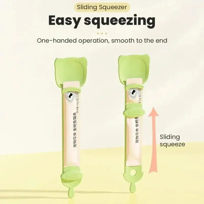 1/3PCS Cat Strip Feeder Spoon Long Handle Lickable Wet Food Feeder for Cats Pet Meat Mud Food Squeeze Dispense Spoon Pet Supplie - Nova Trendz