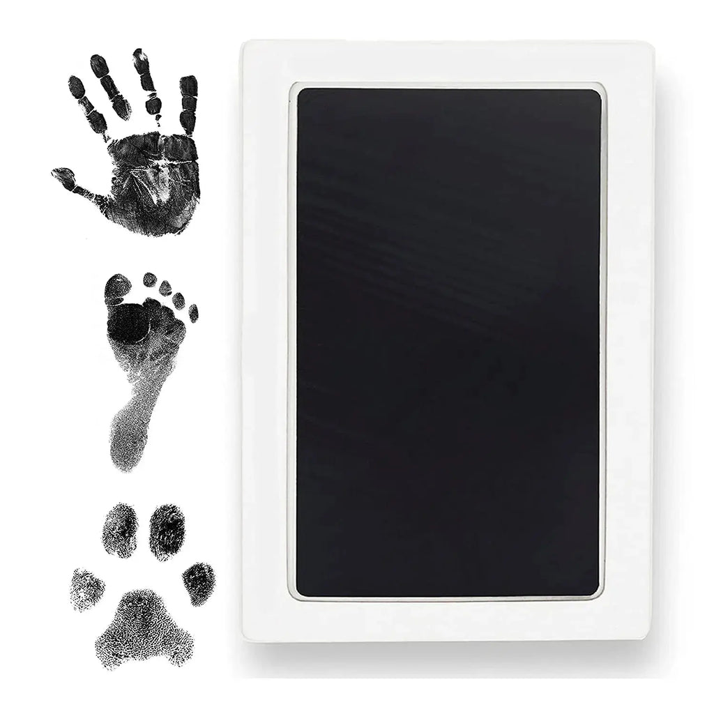 Newborn Baby DIY Handprint Footprint Kit Ink Pads Photo Frame Handprint Toddlers Souvenir And Pet Cat Dog Paw Prints Nova Trendz