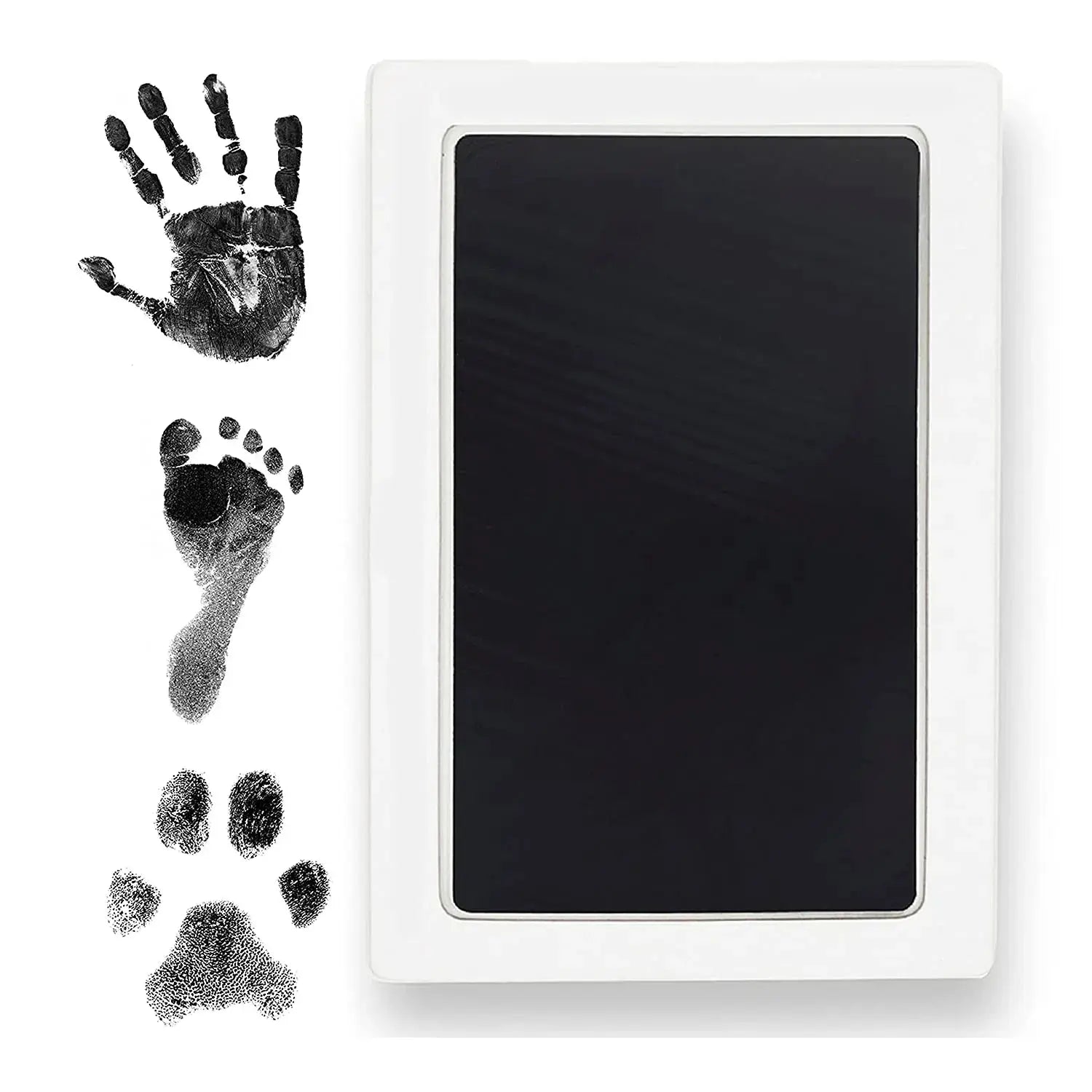 Newborn Baby DIY Handprint Footprint Kit Ink Pads Photo Frame Handprint Toddlers Souvenir And Pet Cat Dog Paw Prints Nova Trendz