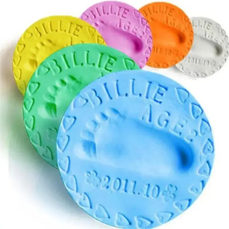 New Baby Hand Footprint Makers Handprint Fingerprint Inkpad Casting DIY Clay Toys Care Air Drying for Kids Newborn Souvenir Nova Trendz