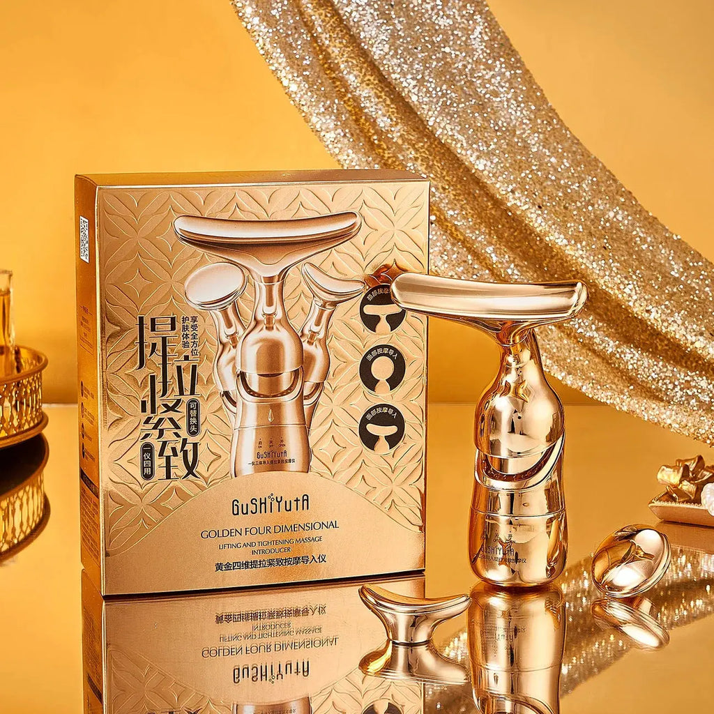 3 In 1 Face Massager Neck Facial Eye Massage Introducer Microcurrent Skin Rejuvenation Anti Aging Beauty Device Dropshipping - Nova Trendz