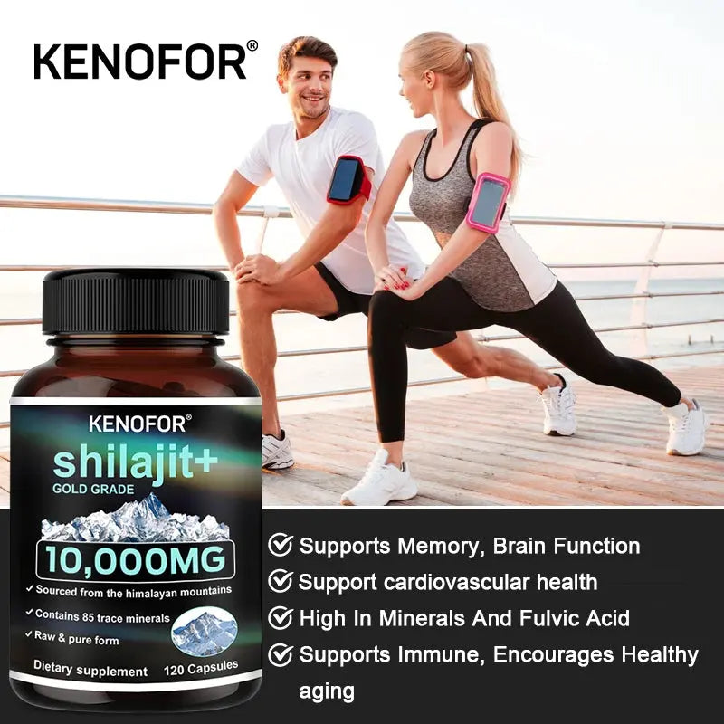 Himalaya Original Pure Shilajit Capsules, Naturally Enriched with Fulvic Acid and Over 85 Trace Minerals, Gluten Free Supplement Nova Trendz